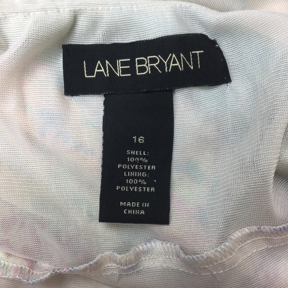🌞FREE! Lane Bryant Colorful Layered Lined Tank 14 - Picture 7 of 7